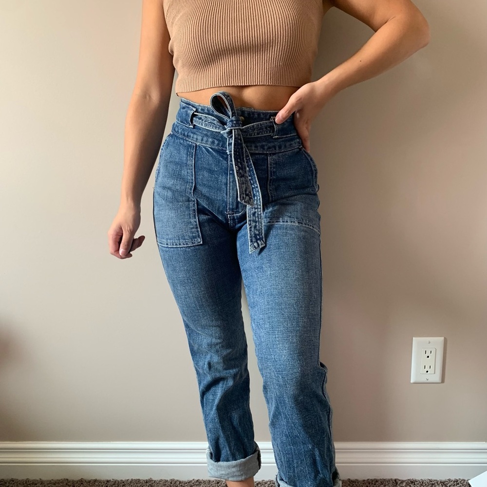 Abercrombie & Fitch high rise jeans